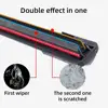 9 Sizes Universal Car Wiper Mute Car Front Windshield Wiper Soft Double Rubber Strip Windshield Windscreen Wipers Accessory 2