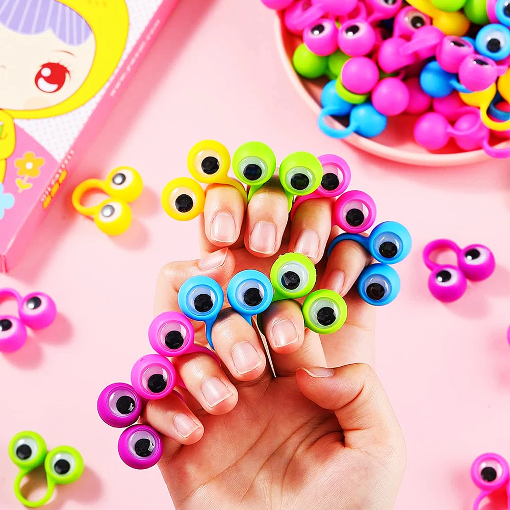 Burattini e teatrini Occhi da Dito,30 Pack Occhio Dito Marionette in 5