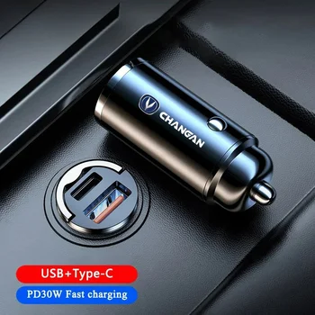 Adattatore per caricabatteria da auto USB PD Tipo C Ricarica rapida Ricarica rapida per Changan CS75 CS35 Plus CS15 CS95 RAETON CX70 accessori per auto