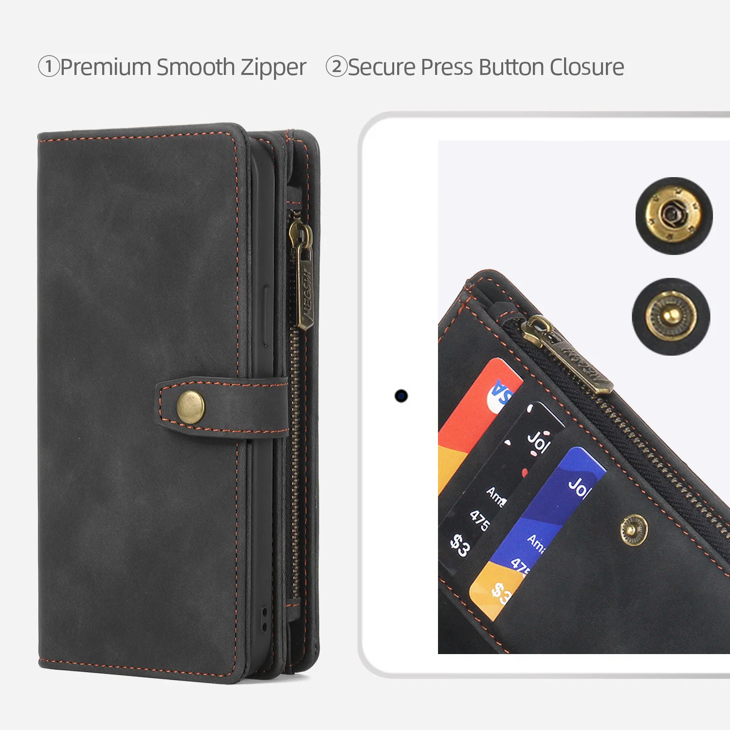 Multifunctional Wallet Leather Case Cover
