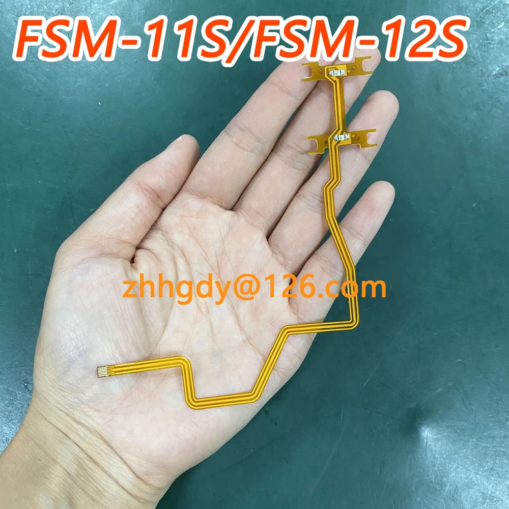 Original FSM-11S/FSM-12S Fiber Splicer Windshield Cover Cable With LED Light Flat Cable/ LED Tape Wire Cable Cable hc8tc 8 twist cable raided flat type occ copper headphone upgrade audiodiy wire cable