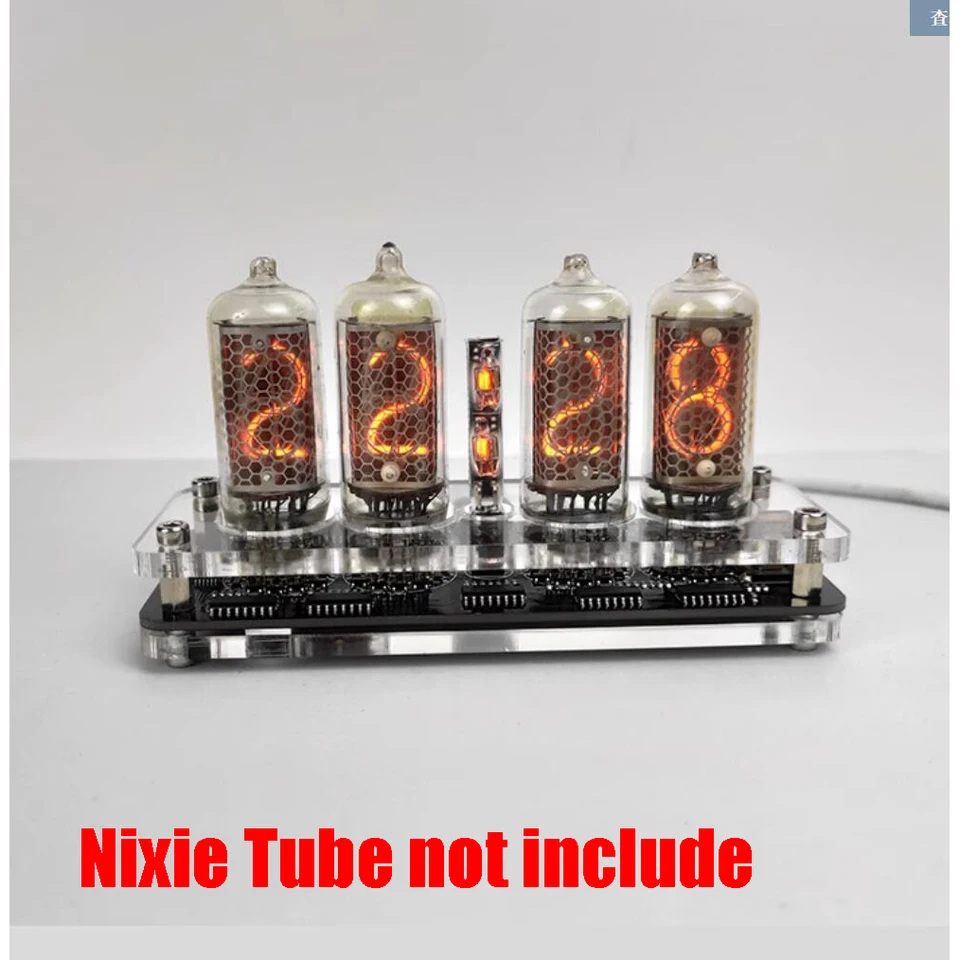 4 ビットニキシー時計 IN14 IN8 IN-8-2 グローチューブタイムベース W