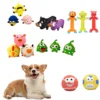 Dog Squeaky Rubber Toys Dog Latex Chew Toy Puppy Sound Toy Animal Bite Resistant Train Pet Supplies For Small Medium Large Dog 1