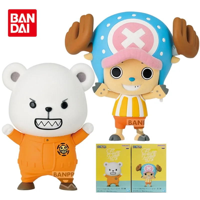 

Bandai Original Fluffy Puffy ONE PIECE Anime Figure Tony Tony Chopper Bepo Action Figure Toys For Boys Girls Kids Birthday Gifts