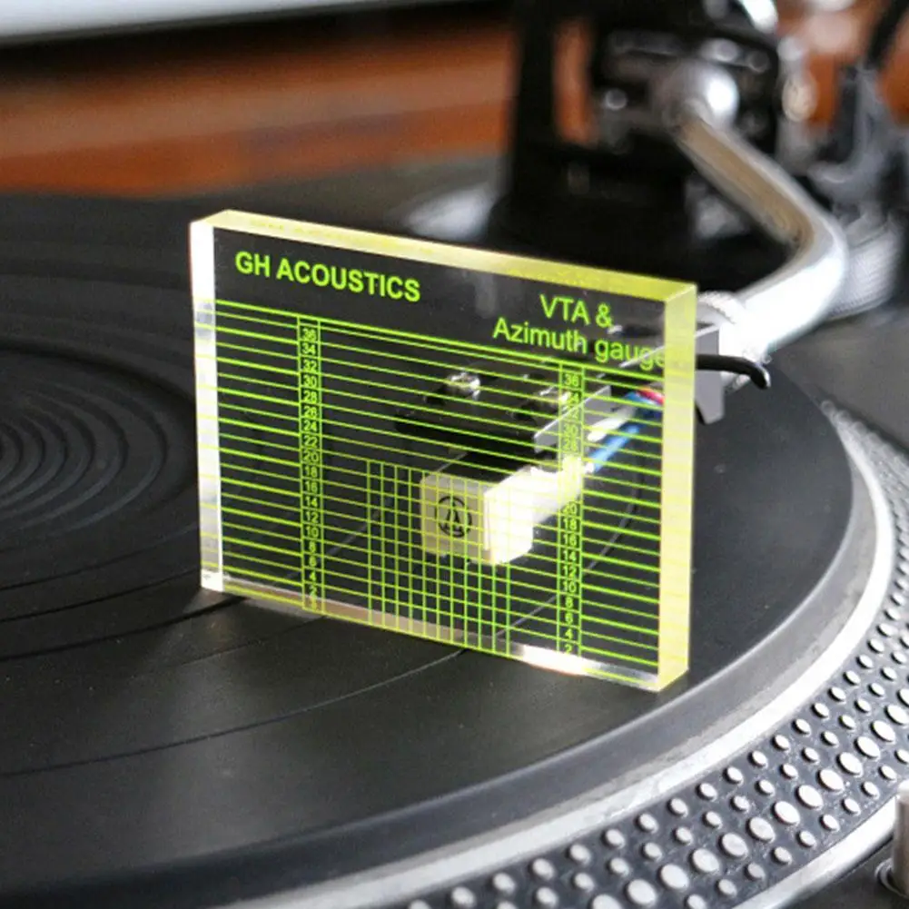 Precision Adjustment Ruler for Vinyl Record Tonearms and Cartridges
