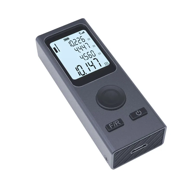 Akıllı lazer telemetre, elektronik seviyesi ile 40M 50M dijital Mini ...