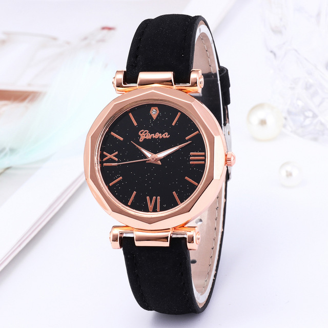 NEW Women Watch Luxury Quartz Alloy Wrist Watches Fashion Casual Imitation Leather Belt Watch Simple Ladies' Small Clock