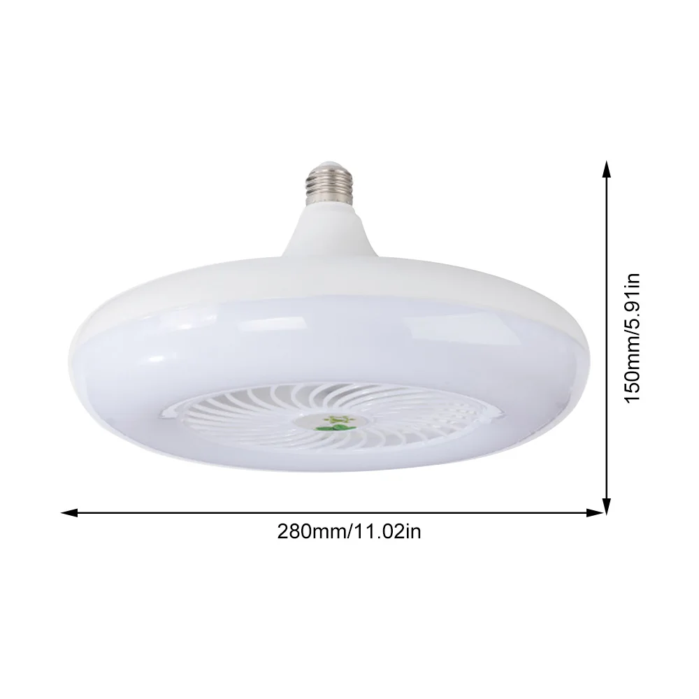 Decken ventilatoren mit Fernbedienung und Licht 30W LED-Lampen ventilator E27 Smart Silent Decken ventilator mit LED-Beleuchtung für Schlafzimmer