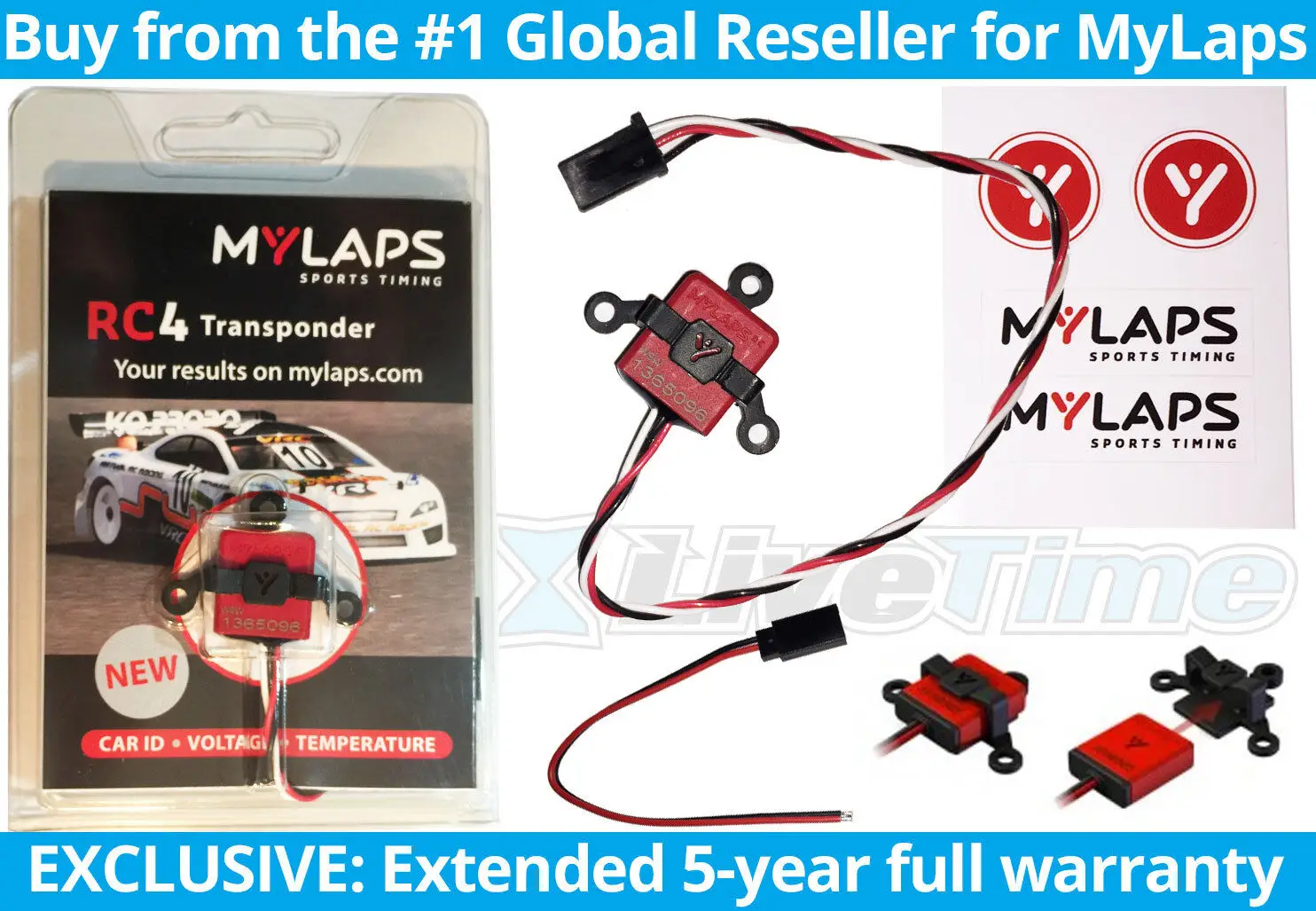 MYLAPS トランスポンダー AMB ポンダー RC4 Hybrid トランスポンダー