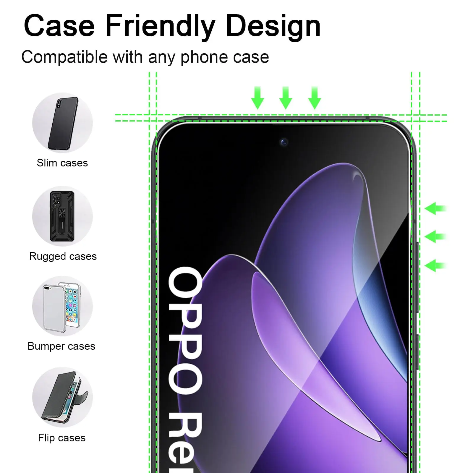 Ultra Clear Tempered Glass Screen Protector, 6.67 inch, HD Crystal, 9H Hardness, Anti-Scratch, Case Friendly