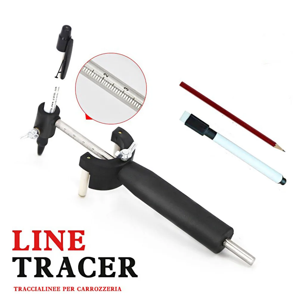 סמן קו גוף אוטומטי - מחטב גבות גלגל אלומיניום איכותי - מושלם לתיקוני נזקי הגנה ופאנלים