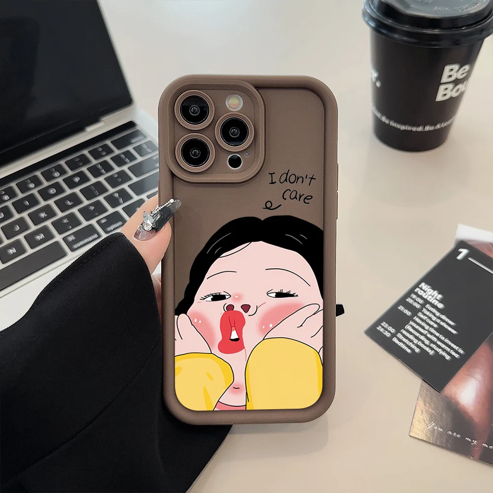Cute Silicone Phone Case For Iphone Shockproof Soft Bumper Cover_voghion.com
