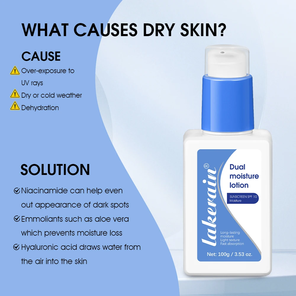 Dual Moisture Lotion Sunscreen SPF10 Long-lasting Moisture Out Appearance Of Dark Spots Fresh And Not Greasy Skin Care Products