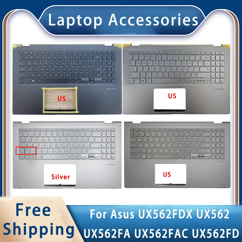 

Новинка для Asus UX562FDX UX562 UX562FA UX562FAC UX562FD; Сменные аксессуары для ноутбука, Упор для рук/клавиатура