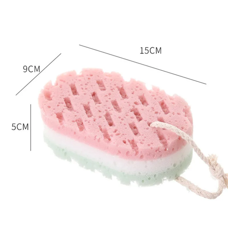 Thickened Soft Bath Sponge Brush Body Scrub Bast Wisp Massage Brush Body Washcloth Skin Scrubber Relax Exfoliating Sponge Brush 6