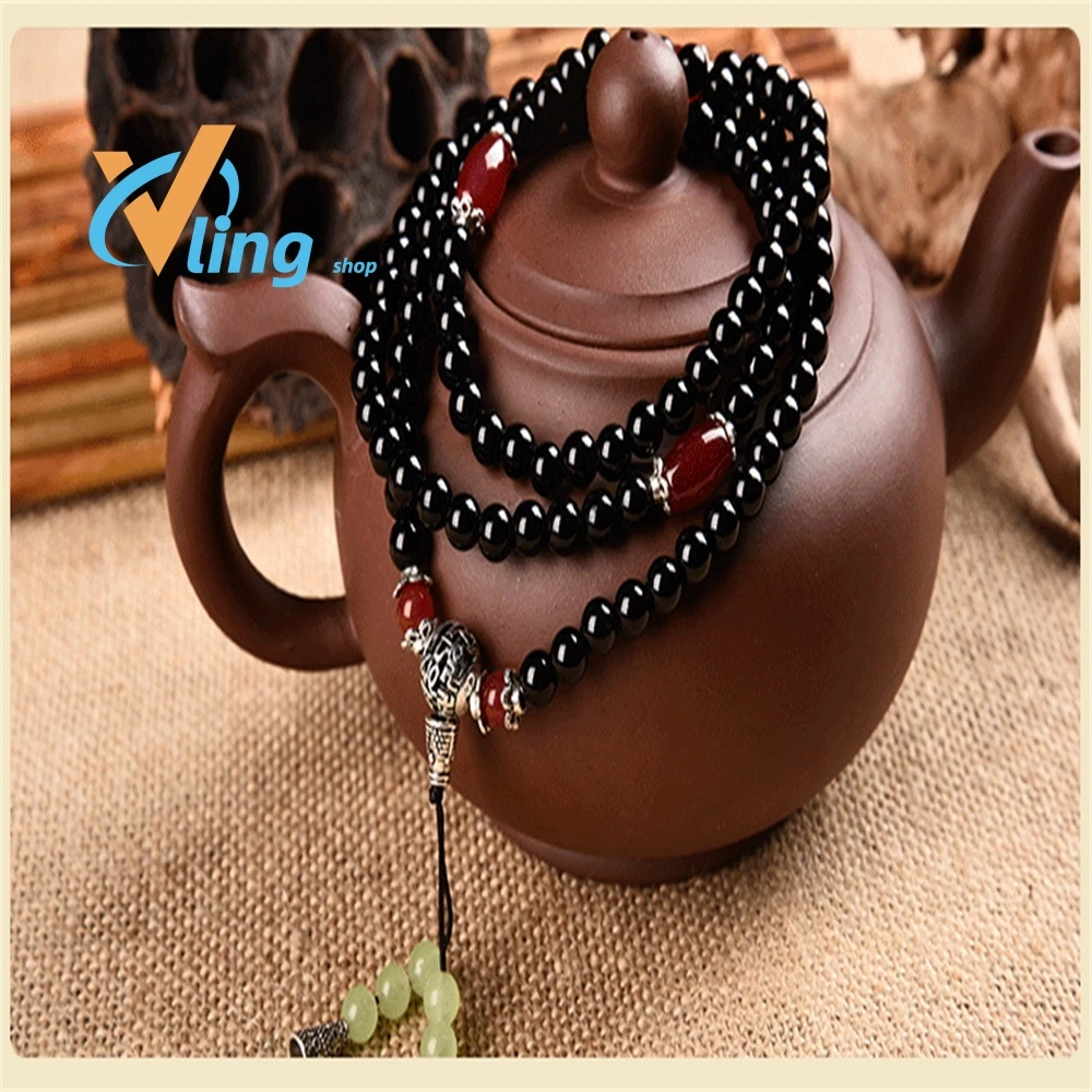 108 Natural AgateHand Catenar Korean Fashion Nick Girls KidsUkrainian Style Best Sellers 2022 ProductsTemperamentHoliday Gifts