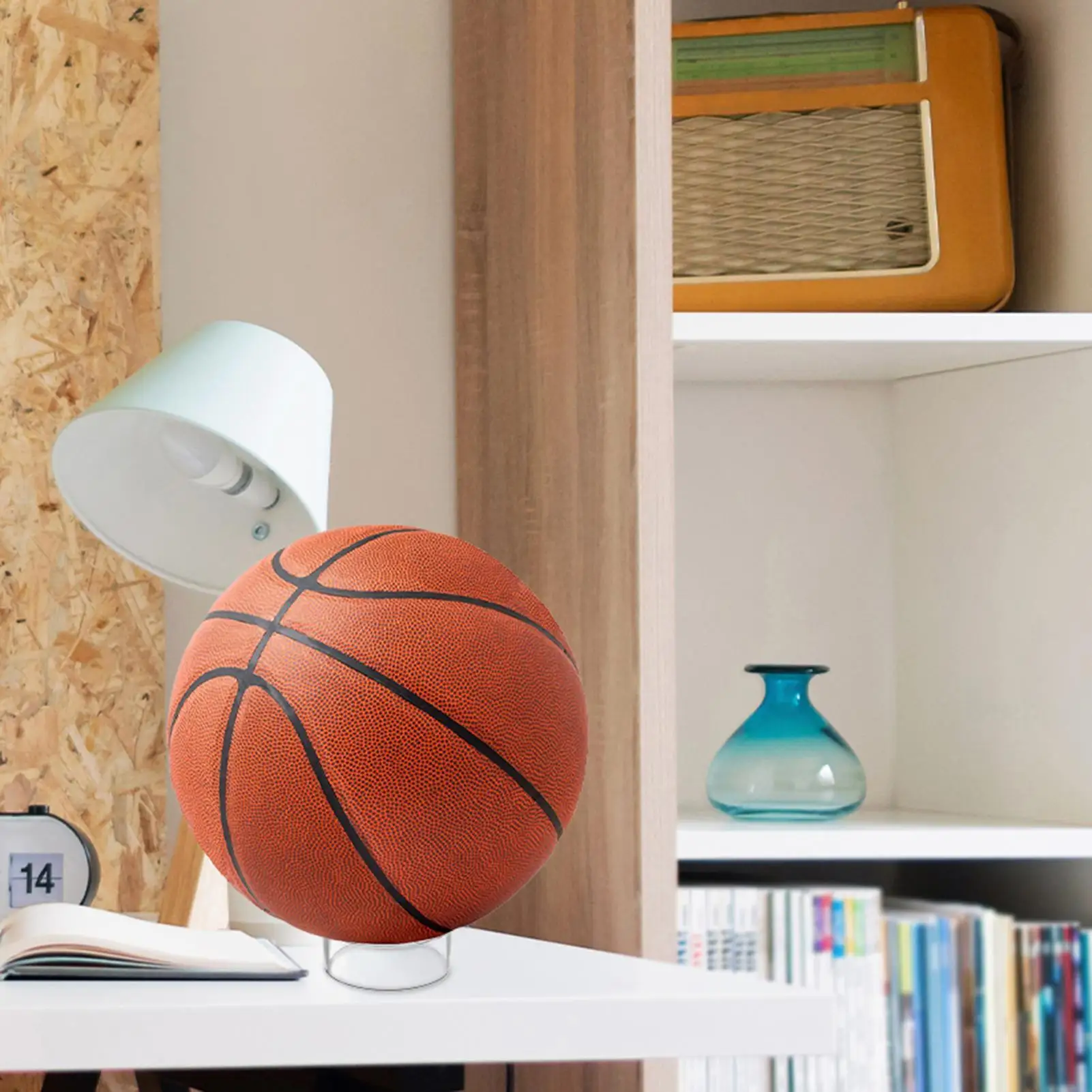 Acrylic Ball Display Stand Round Ring Ball Holder Football Stand Basketball Holder Ball Display Holder for Basketball Volleyball