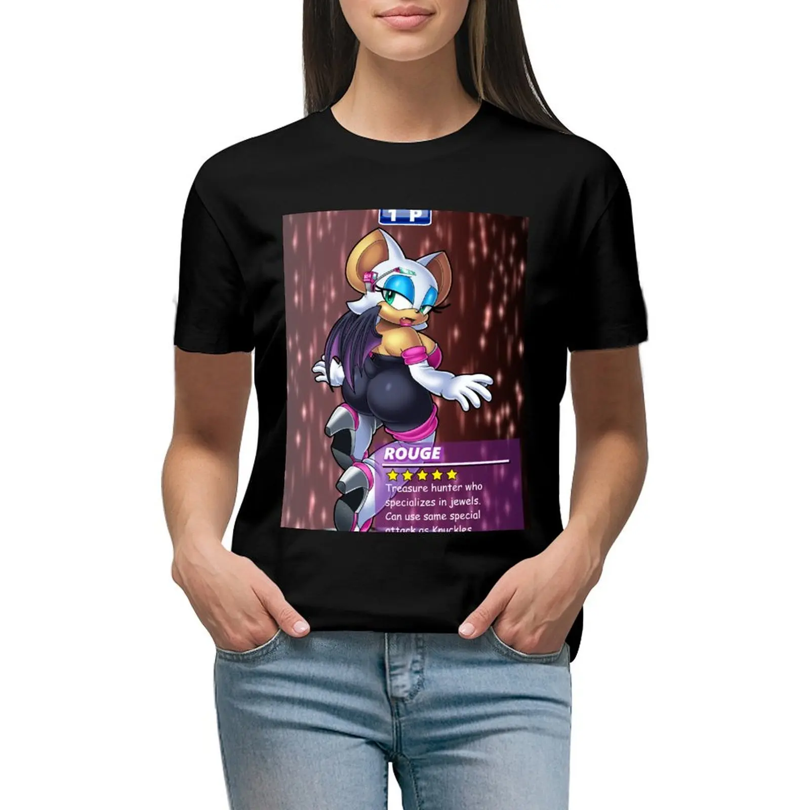

Rouge Character Select T-shirt graphics aesthetic clothes Women's tops