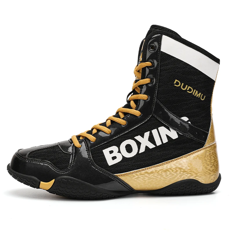 New Breathable Boxing Shoes Men's Lightweight Boxing Boots Women's Anti-slip Flight Sneakers Casual Comfortable Wrestling Shoes