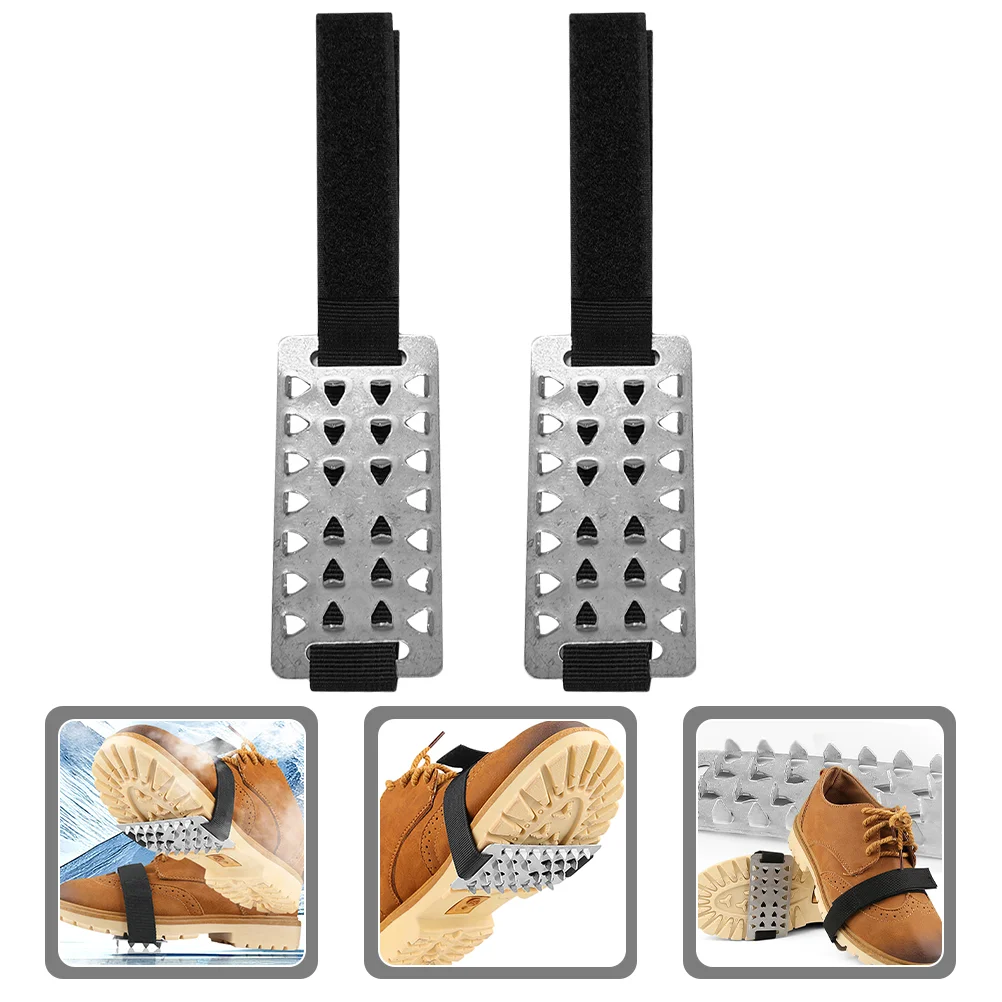 

Shoe Ice Grippers Spike Gripper Spikes For Shoes Climbing Hiking Shoes Spike Climbing Supplies Stainless Steel Covers Crampons