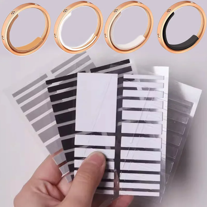 Ring Resizing Tool For Any Rings Size Adjust Stickers Silicone Transparent Big Size Ring Invisible Fixed Tightener Reducer