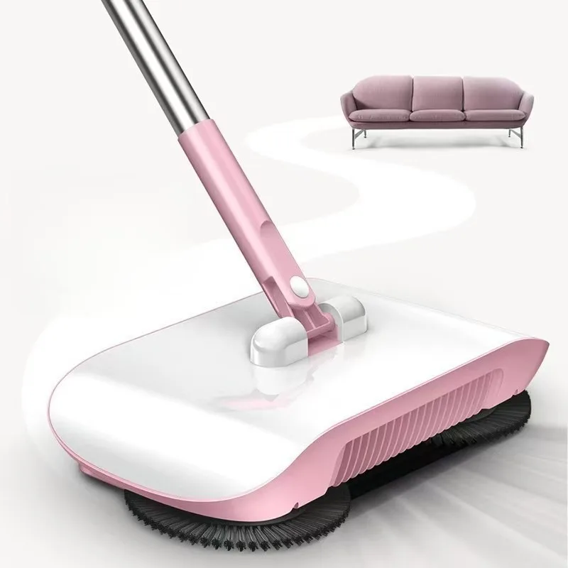 Household Hand Push Sweeping Dustpan and Floor Mopping Integrated Sweeping Machine, Rotatable, Easy To Clean and Vacuum Cleaner