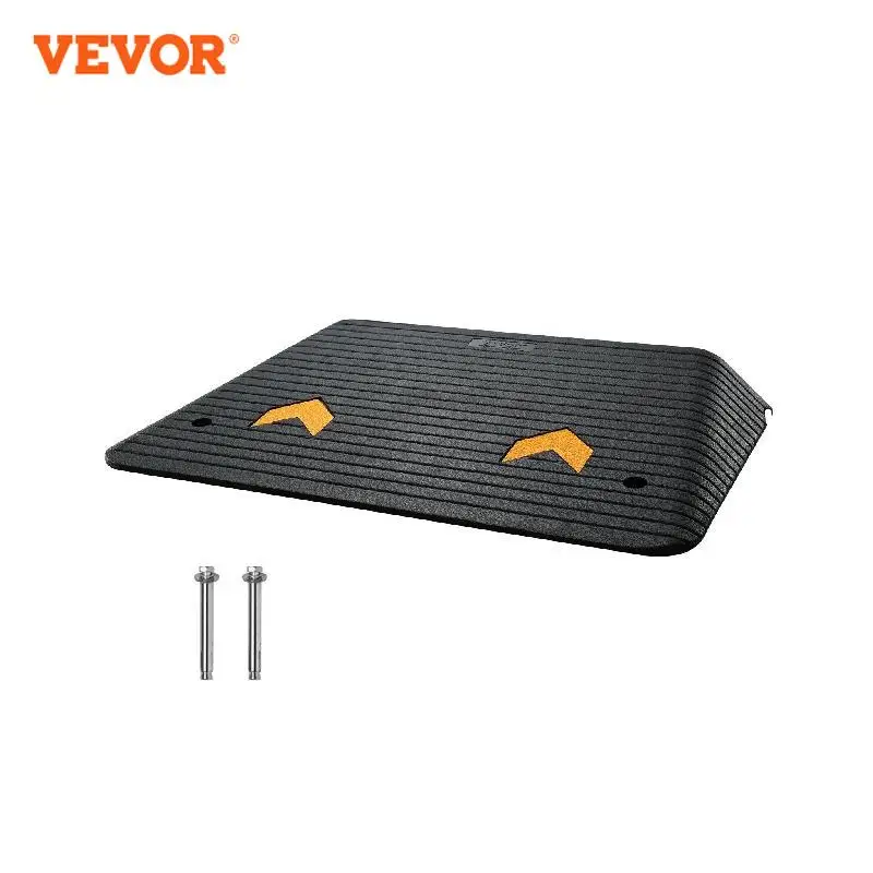 Vevor Multi Size Vialetto Curb Ramps Portatile Antiscivolo In Gomma Leggera Soglia Auto Rampa Per Sedia A Rotelle Moto Scooter