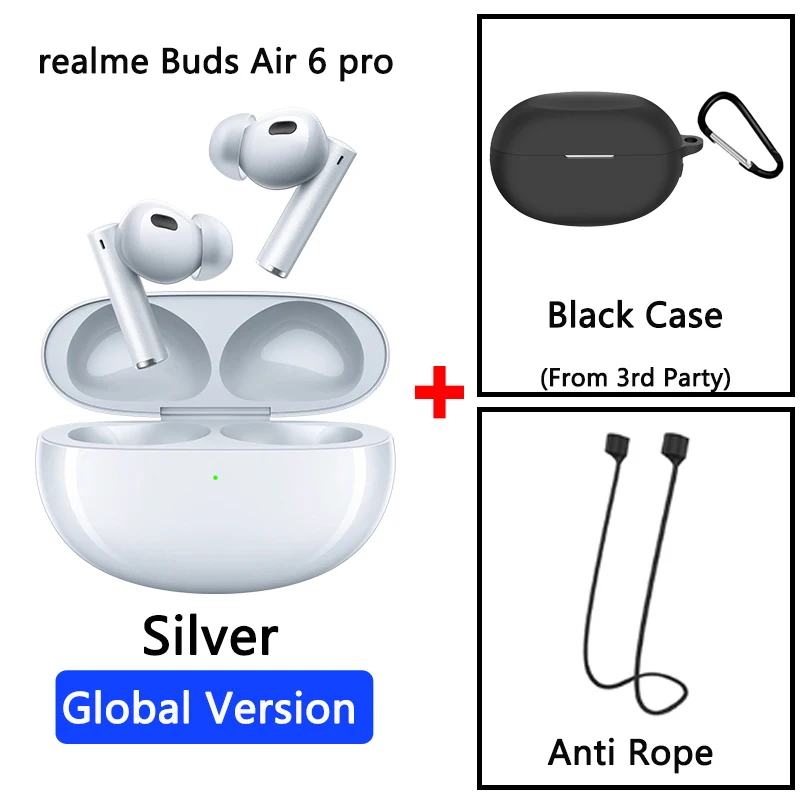 2025 Global Version Buds Air 6 Pro True Wireless Earphone 50dB Deep Sea Noise Reduction 2.0 Bluetooth 5.3 IP55 Headphone 4