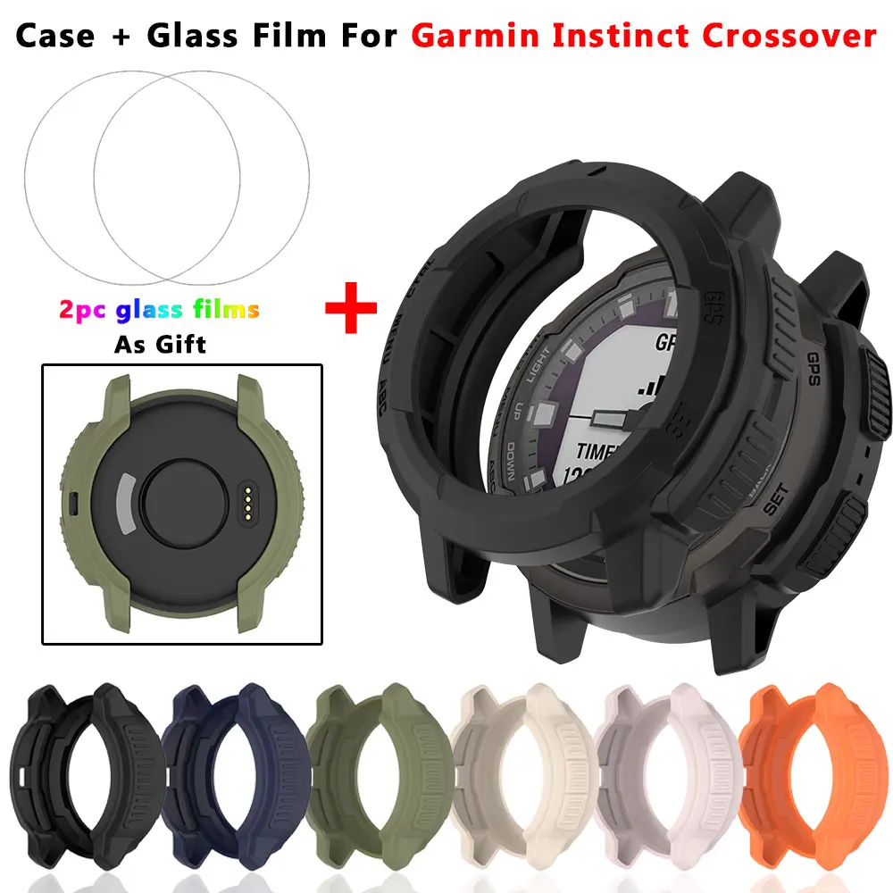 Dual-Layer Protective Case with Tempered Glass Film and Bumper Cover