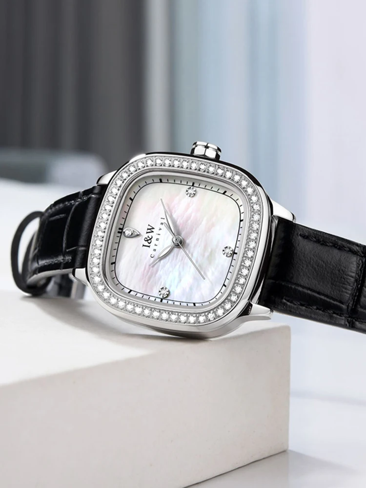 2023 New CARNIVAL Watch For Women Luxury Casual Clock Leather Quartz Brandes Ladies Wristwatches Fashion Zegarki Reloj Mujer