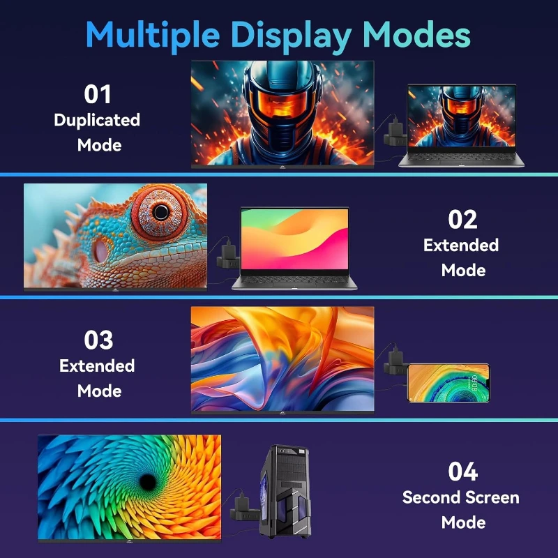 27인치 대형 모니터 2K QHD 100Hz IPS 화면 프리싱크 USB C HDMI 외부 디스플레이 내장 스피커 스탠드 휴대용 게이밍 모니터
