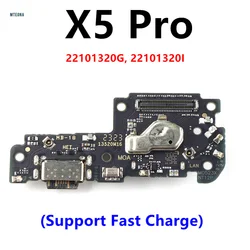 Enhanced USB Charging Port and Flex Cable with SIM Reader Slot and Microphone (X5 Pro Board)