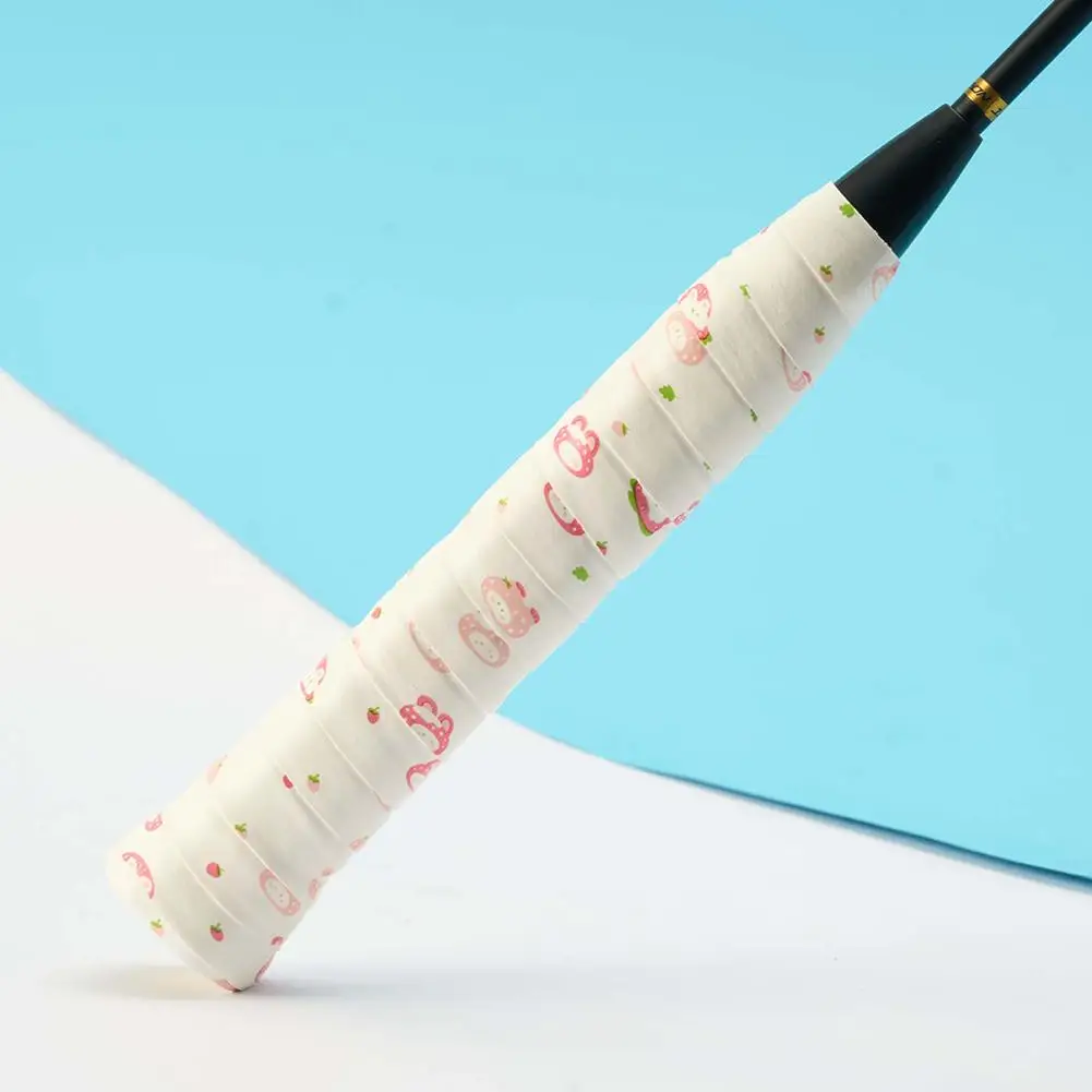Grip anti-dérapant absorbant transpiration pour raquette badminton - Bande sportive adhésive enroulement
