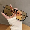2024 New Vintage Fashion Sunglasses For Women Metal Square Frame Luxury Shades Pink Sun Glasses Photograph Sun Eyewear UV400 1