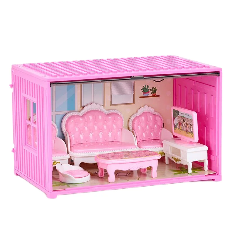 Dollhouse Furniture Show Case Kawaii Items Mini Doll House Fast