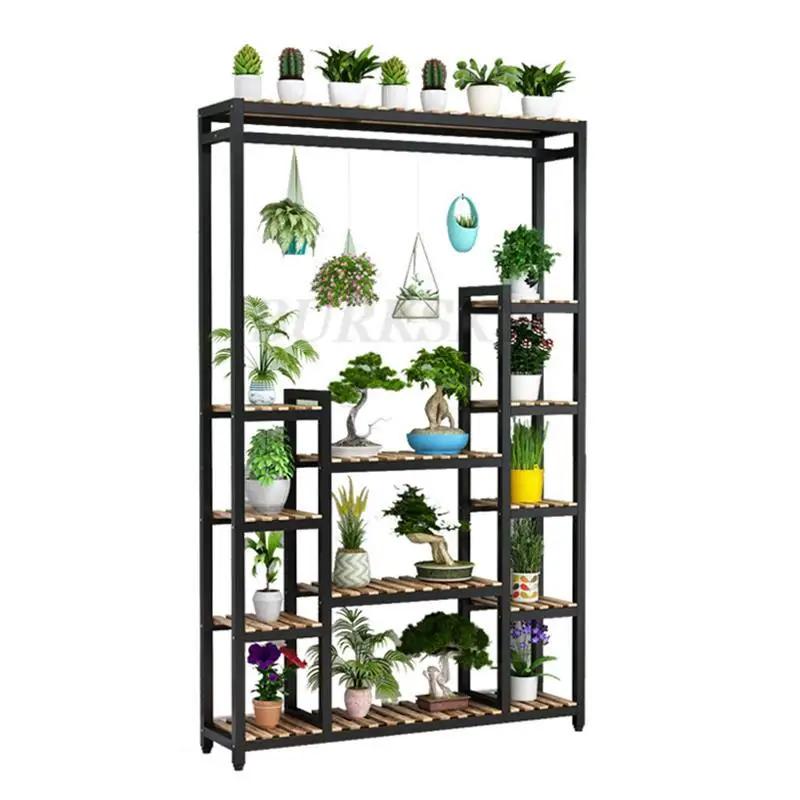 Plant Stand Flower Stand Flower Shelf Planter Rack Storage Organizer Display Garden Balcony Floor-standing Rack Shop