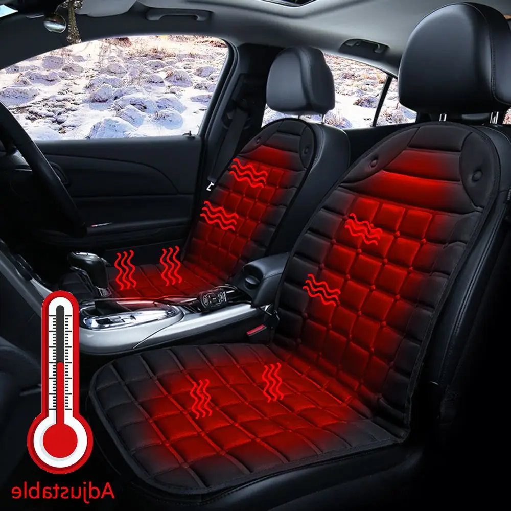 

Car Seat Heating Cover Pad Car Heating Seat Cushion Cover Winter Heater Cushion Warmer Car Covers Heated Seat Pad Temperature