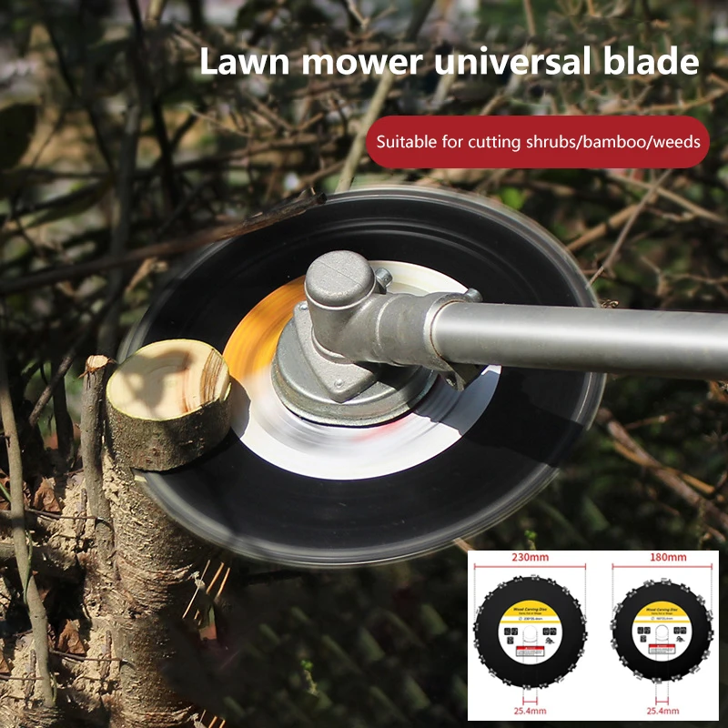 Description Picture 2 of item1 PCS High-Powered Grass Cutter 16/20 Teeth Universal Tree Saw Blades For Lawn Mowers Head