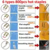 150W Upgraded Plastic Welder Kit 1200PCS Hot Stapler Welding Machine Car Bumper Repair Kit,2 in 1 Plastic Welder Soldering Gun 5