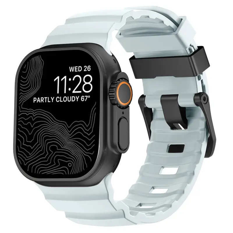 Trail Silicone Band for Apple Watch Ultra 3 2 49mm Strap 46mm 45mm 44mm Sport Bracelet for iWatch Series 11 10 Ultra 9 8 7 6 SE3 - Image 34