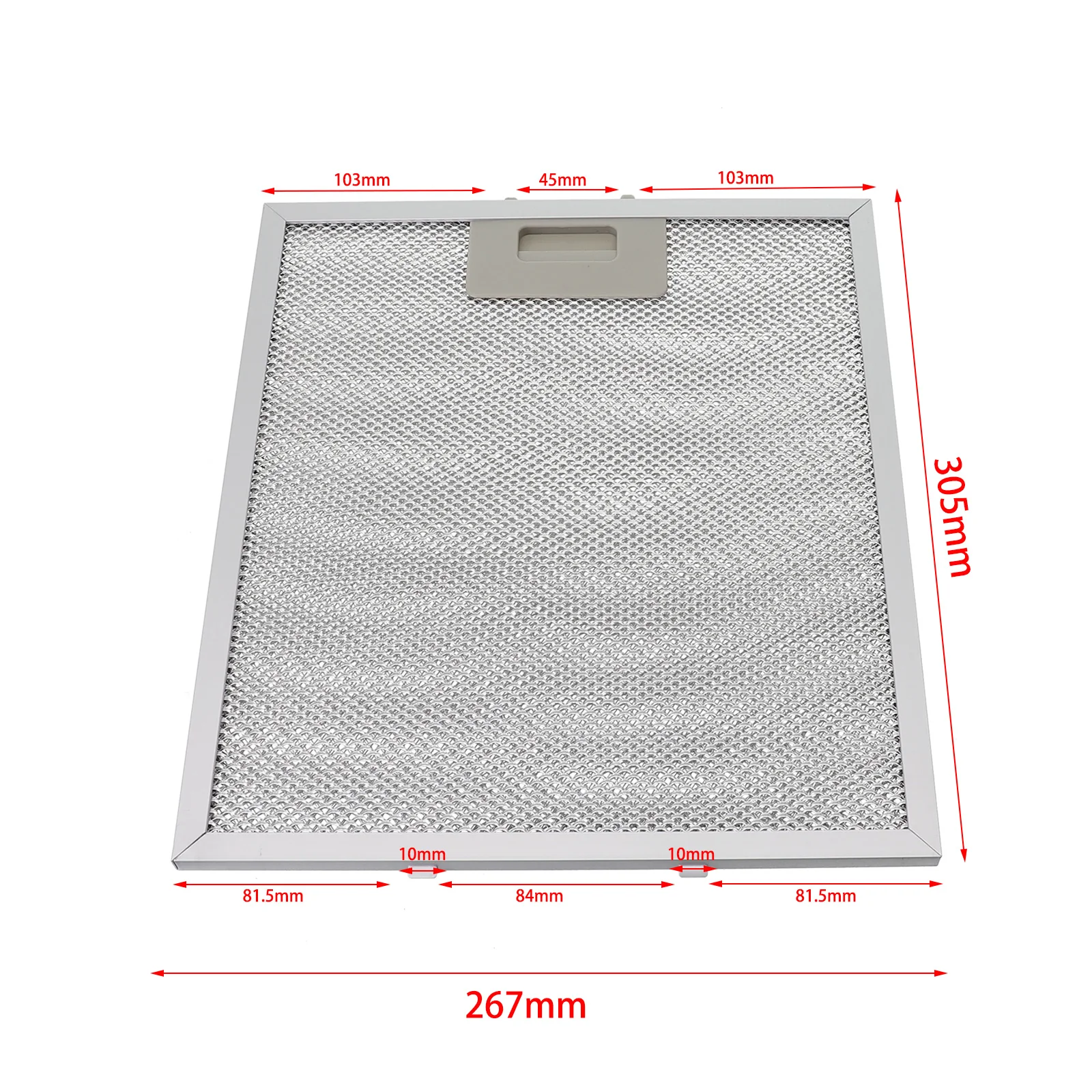

Effective Range Hood Filter Silver Cooker Hood Filters 305 x 267 x 9mm Aluminized Grease Technology 5 Layer Filtration