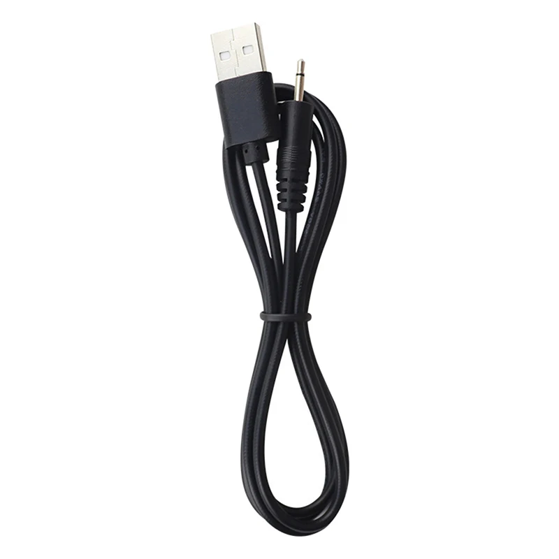 USB-오디오 DC 2.5mm 충전 케이블 충전식 완드 마사지기용 진동기 충전기 코드(검은색 24AWG)
