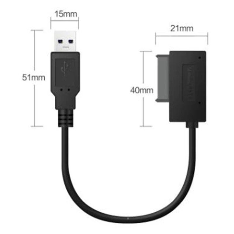 

USB-адаптер для ПК 6P + 7P, CD, DVD, Rom, SATA на USB 2,0