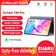 Teclast T40 Pro 10.4 inch Tablet 2000x1200 IPS 8GB RAM 128GB ROM UNISOC T618 Octa Core  Android 11 4G Network Wifi Fast Charging