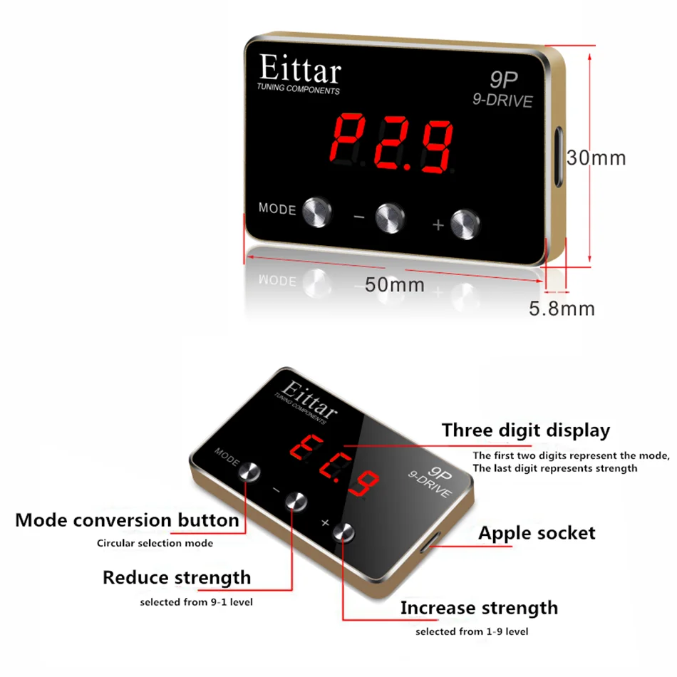 9P for VW GOLF VW JETTA SKODA YETI Porsche Boxster Porsche Cayman SEAT ALTEA AUDI A4 AUDI A5 Q5 Electronic throttle controller