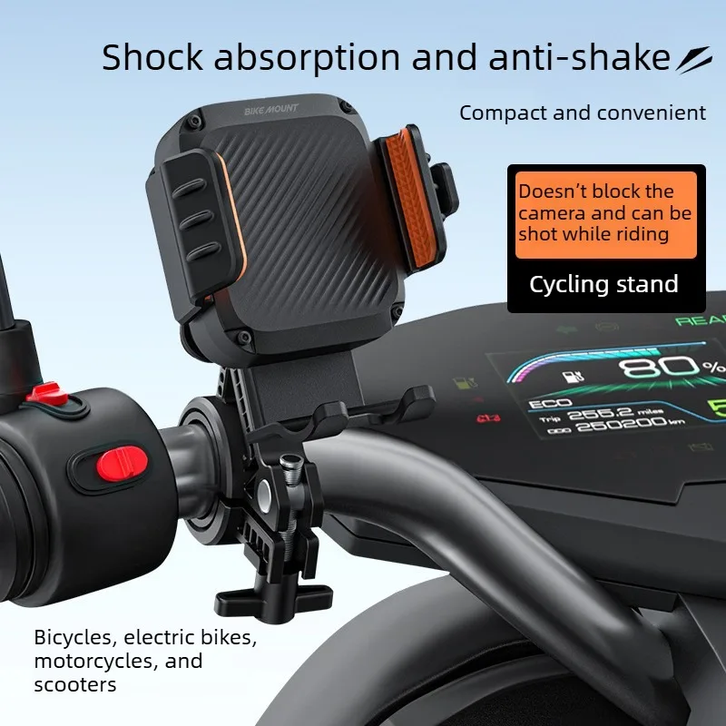 Universal Bike and Motorcycle Phone Mount with Quick Lock & Release