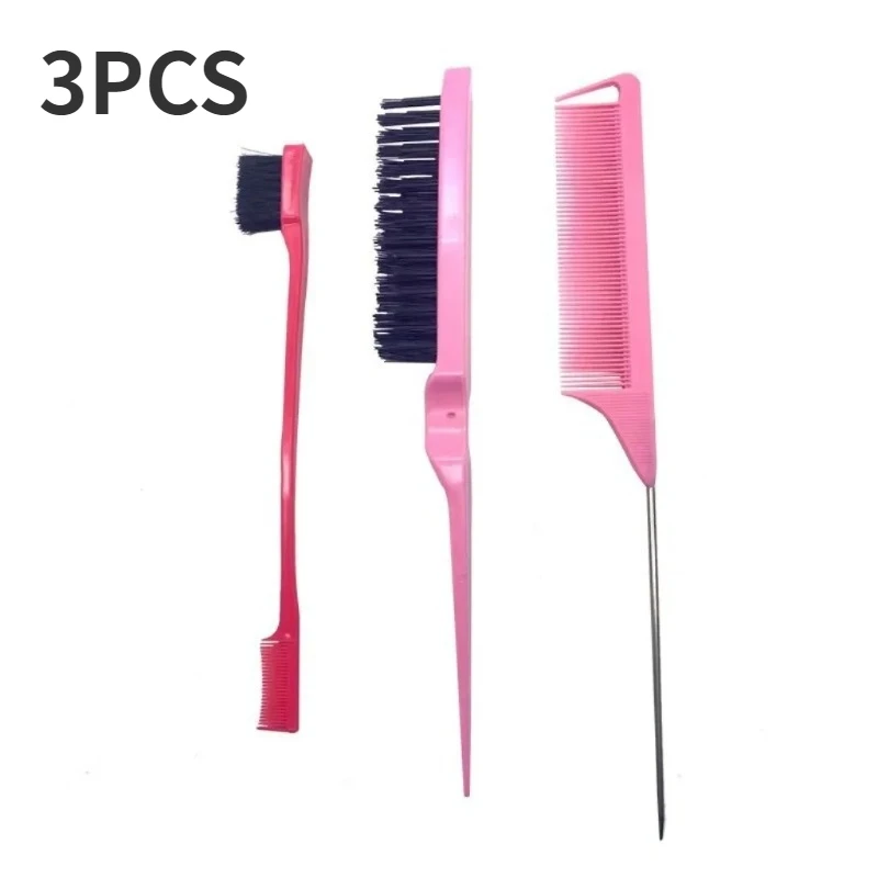 Comb Set Hair Styling Special Pointy Tail Beating Double Headed Brush Eyebrow Long Barber Children Hair Salon Tools твистер helios credo double tail fio lt 9 см 5 шт hs 28 039