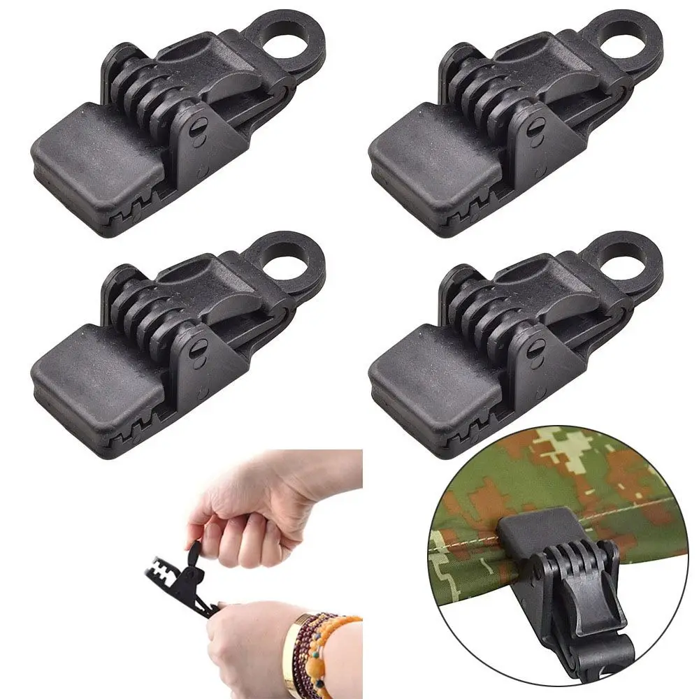 

Black Camp Gripper Anchor Caravan Canvas Outdoor Kit Awning Canopy Clamp Trap Jaw Grip Tarp Clip Tighten Tool