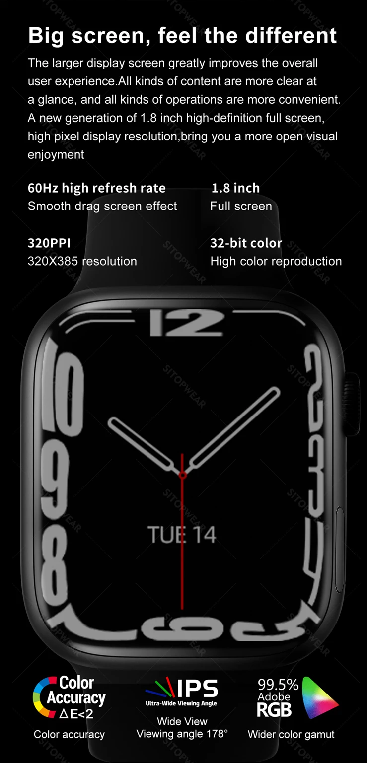 2022 ο Smartwatch η ƿ  Ʈ ġ   ƮϽ   ȭ   44mm Ʈ