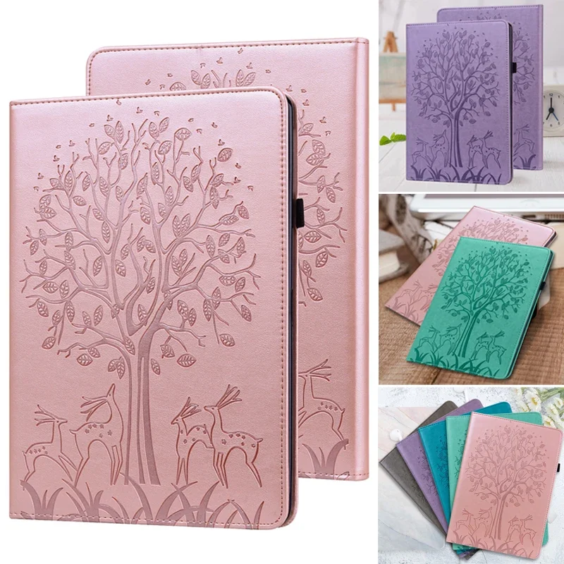Cute Deer Carteira Capa para Samsung Capa para Galaxy Tab a9 Plus Tab a9 8.7 Tab a9 Plus 11